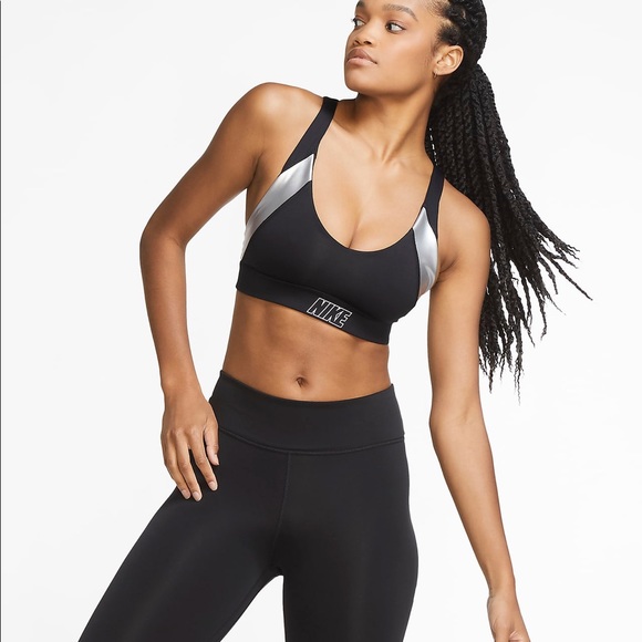 Nike Other - Nike Indy Light-Support Padded Metallic Sports Bra